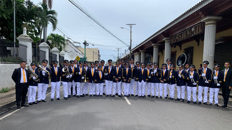 Banda de paz del Instituto Politécnico Sonsonate